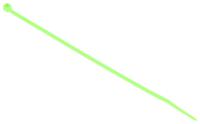 404-544 RS PRO Cable Tie, 203mm x 3.6 mm, Green Nylon, Pk-100