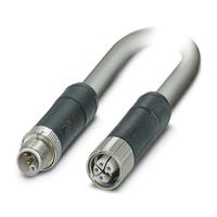 1425020 Phoenix Contact 14250 Shielded 1.5 mm² 5 Core Power Cable, Grey Polyurethane PUR, 3m