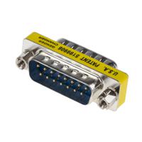 218-217 RS PRO D Sub Adapter Male 15 Way D-Sub to Male 15 Way D-Sub