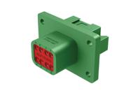 at04-08pc-l012 Amphenol Industrial, AT Automotive Connector Plug Green Panel Mount 8 Way AT04-08PC-L012