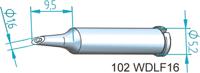 102wdlf16 Ersa 1.6 mm Straight Hoof Soldering Iron Tip for use with i-Tool