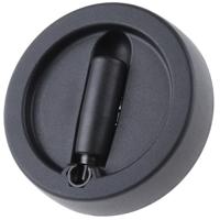 702-7866 RS PRO Black Nylon Hand Wheel, 100mm diameter