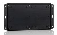 1591xxeflbk Hammond 1591 Series Black Flame Retardant ABS Enclosure, IP54, Flanged, Black Lid, 193 x 113 x 58mm