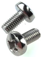 528-902 RS PRO Pozi M6 Pan A2 304 Stainless Steel Machine Screws DIN 7985 x 12.0mm