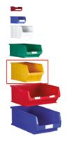 469-6756 RS PRO PP Storage Bin, 350mm x 205mm x 181mm, Orange