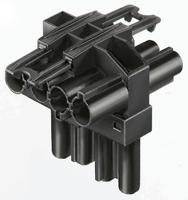 9204010531 Wieland GST18i4 Series Distribution Block, 4-Pole, 2-Way, Cable Mount, 20A, IP20