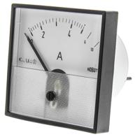 pd72mis5a22-001-0510a HOBUT Analogue Panel Ammeter 0/5/10A Direct Connected AC, 72mm x 72mm Moving Iron
