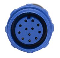 px041112s6065 Bulgin Circular Connector, 12 Contacts, Cable, Miniature Connector, Socket, Female, IP68, Buccaneer 400 Series