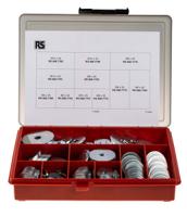 687-9868 RS PRO 360 piece Steel Mudguard Washer Kit