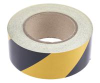 219-7897 RS PRO Black/Yellow Reflective Tape 50mm x 25m