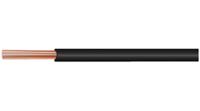 26469 Helukabel LiYv Series Black 1 Hook Up Wire, 18, 100m, PVC Insulation,