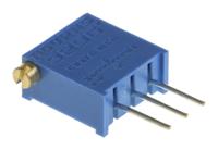 3296x-1-102lf 1kΩ, Through Hole Trimmer Potentiometer 0.5W Side Adjust Bourns, 3296