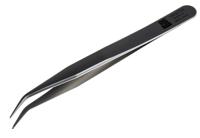 136-9758 RS PRO 120 mm, Stainless Steel, Grooved, Tweezers