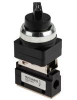 235-1190 RS PRO Manual 3/2 Pneumatic Manual Control Valve MV Series, G 1/8, 1/8in, III B