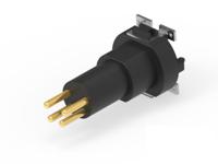 224152-e ERNI Circular Connector, 4 Contacts, Board, M8 Connector, Plug, Male, IP65, IP67, M8 Connector Series