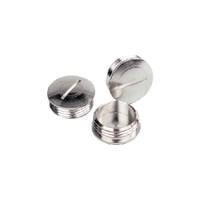 52103145 Lapp Blanking Plug, M32, Nickel Plated Brass, 35mm Diameter, Threaded