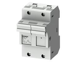 3nw7151 Siemens 50A Fuse Holder for 14 x 51mm Fuse, 1P + N, 690V