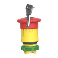 zb5as944 Schneider Electric XB5 Series, Red Push Button Head, Key Release, 22mm Cutout