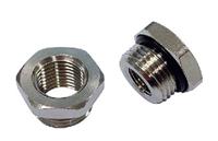 176-1020 RS PRO Brass Pipe Fitting, Straight Threaded Reducer, Male 3/8in to Female 1/8in