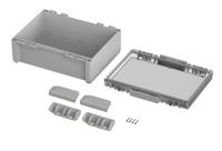 96028565-b-233012-pc-v0-g-7035 Bopla Bocube Series Polycarbonate General Purpose Enclosure, IP66, IP68, Flanged, 239 x 300 x 120mm
