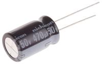 upw1h471mhd Nichicon 470μF Aluminium Electrolytic Capacitor 50V dc, Radial, Through Hole - UPW1H471MHD