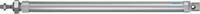 dsnu-25-500-p-a Festo 500 mm Pneumatic Piston Rod Cylinder - 35192 DSNU Series, Double Acting Acting