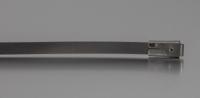159-5329 RS PRO Cable Tie, Roller Ball, 360mm x 4.6 mm, Metallic 316 Stainless Steel, Pk-100