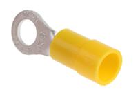 613-9659 RS PRO Insulated Ring Terminal, M5 Stud Size, 4mm² to 6mm² Wire Size, Yellow