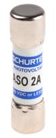 00900002 Schurter 2A F Melamine Cartridge Fuse, 10 x 38mm