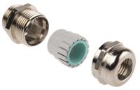 53112572 Lapp SKINTOP Series Nickel Plated Brass Cable Gland, M20 Thread, 7mm min., 13mm max., IP68