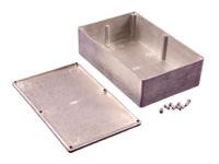 1590k432 Hammond 1590K4 Series Clear Aluminium Aluminium Case, IP54, Natural Lid, 7.4 x 2.21 x 4.72in