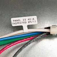 m7-1-425-ft Brady B-425A Black on White Cable Labels, 29.97 mm Width, 20.02mm Label Length, 29.97mm Label Width