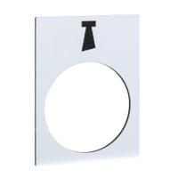 zb2by4932 Schneider Electric Legend for Use with XACA, XACB, XACM, None, Arrow