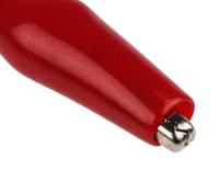738-5856 RS PRO Crocodile Clip, Nickel-Plated Steel Contact, Red