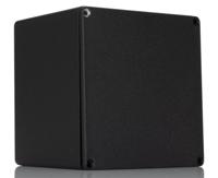1590vbk Hammond 1590 Series Black Die Cast Aluminium Enclosure, IP54, Black Lid, 119 x 120 x 94mm