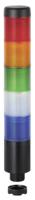 69816075 Werma Kompakt 37 Series Blue, Clear, Green, Red, Yellow Signal Tower, 5 Lights, 24 V, Built-in