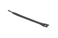 130-00019-textie-l-pa66pp-bk HellermannTyton Cable Tie, Hook and Loop, 330mm x 12.5 mm, Black PA (Loop), PP (Hook), Pk-10