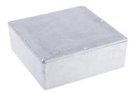 1590f Hammond 1590 Series Natural Die Cast Aluminium Enclosure, IP54, Natural Lid, 188 x 188 x 67mm