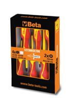 1273mqd6 BETA Slotted Insulated Screwdriver Set, 6-Piece