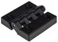 702-7831 RS PRO Matt Nylon Butt Hinge, Screw Fixing, 64mm x 64mm x 13mm