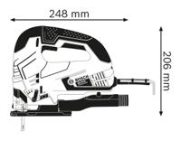 060158f070 Bosch GST GST 90 BE Corded Jigsaw, 230V
