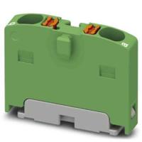 1045932 Phoenix Contact Distribution Block, 2 Way, 2.5mm², 17.5A, 450 V, Green