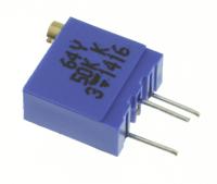 m64y503kb40 Vishay 64Y Series 19 (Electrical), 22 (Mechanical)-Turn Through Hole Trimmer Resistor with Pin Terminations, 50kΩ ±10%