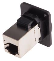 874-1267 RS PRO RJ45 Feedthrough Connector, Cat6, Shielded