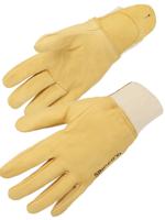 50ghbbc09 SINGER SAFETY 50GHBBC Beige Cow Grain Leather Work Gloves, Size 9
