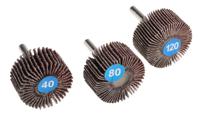 189-5757 RS PRO Aluminium Oxide Flap Wheel, 40mm Diameter, P40, P80, P120 Grit