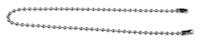 506-7339 RS PRO Chrome Plated Brass Chain, 300mm Length