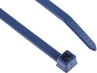 111-00830-mct50r-pa66mp-bu HellermannTyton Cable Tie, 203.2mm x 4.6 mm, Blue Polyamide 6.6 (PA66), Pk-100