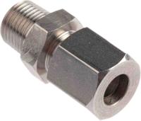 110-4475 RS PRO 1/8 BSPT Compression Fitting for Use with Thermocouple or PRT Probe, 1/4in Probe, RoHS Compliant Standard