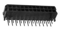 43045-2400 Molex Micro-Fit 3.0 Series Right Angle Through Hole PCB Header, 24 Contact(s), 3 mm Pitch, 2 Row, Shrouded